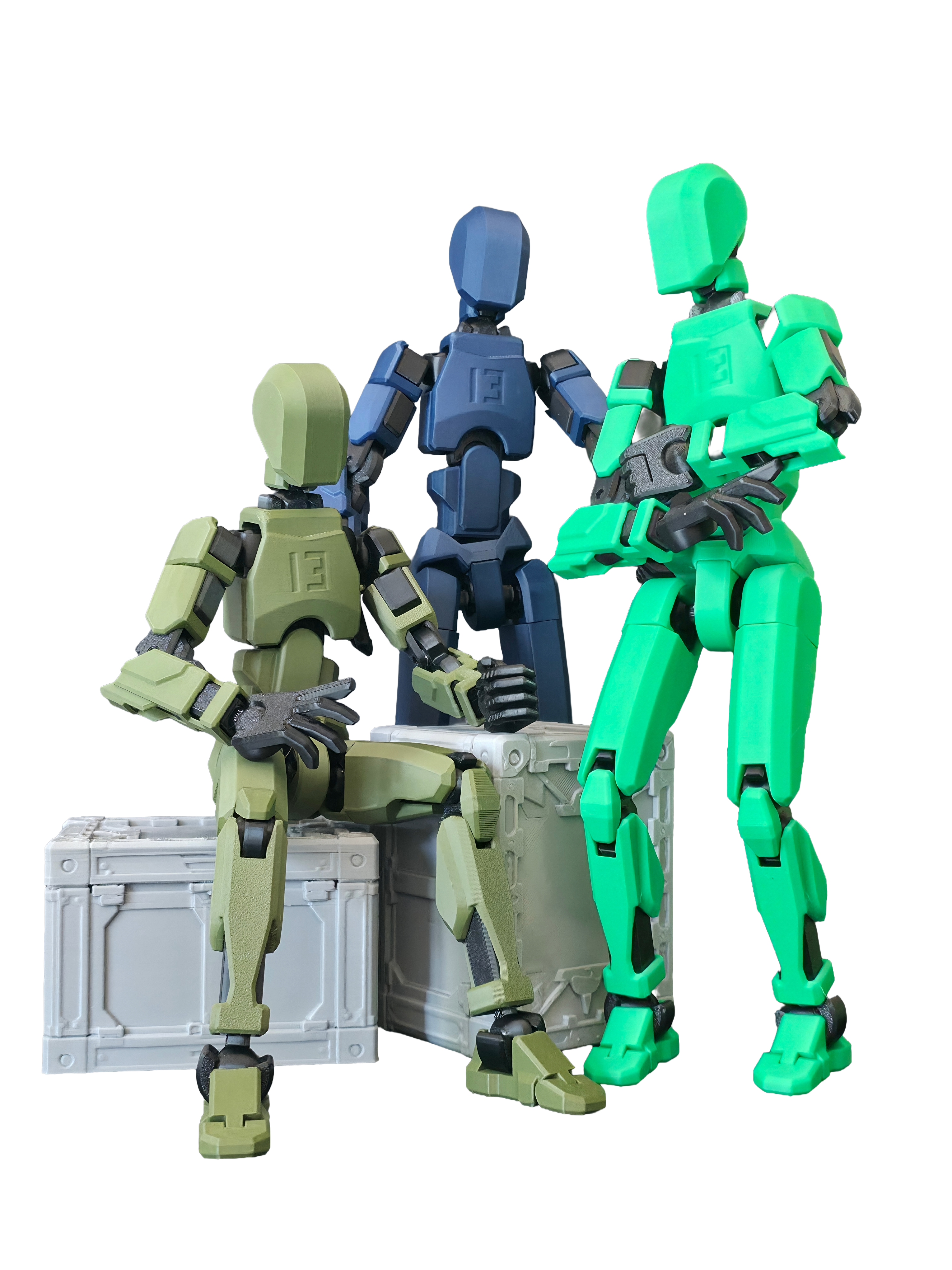 Dummy 13 – Figurine articulée ou kit à assembler | 4 formats