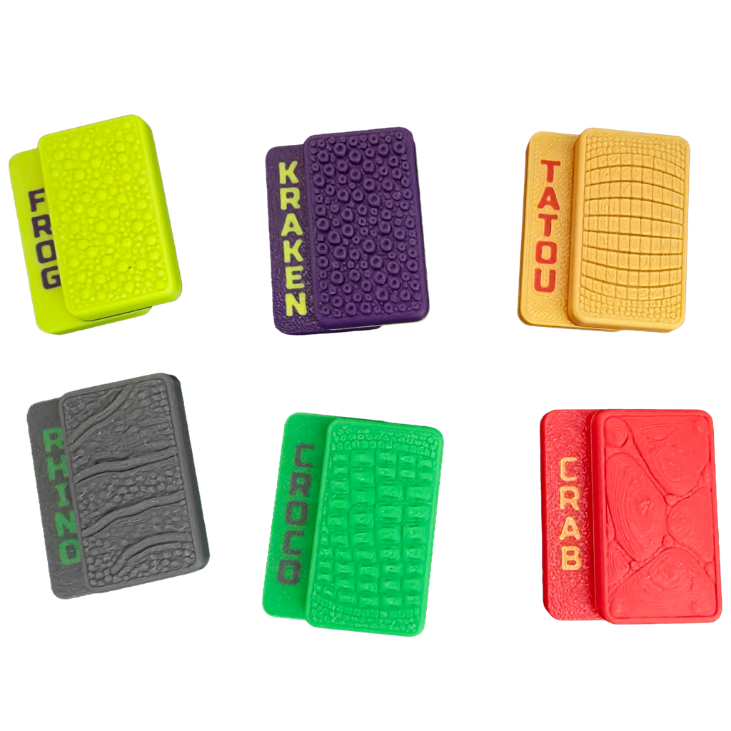 WildSlide – Fidget magnétique texturé | 6 textures animales