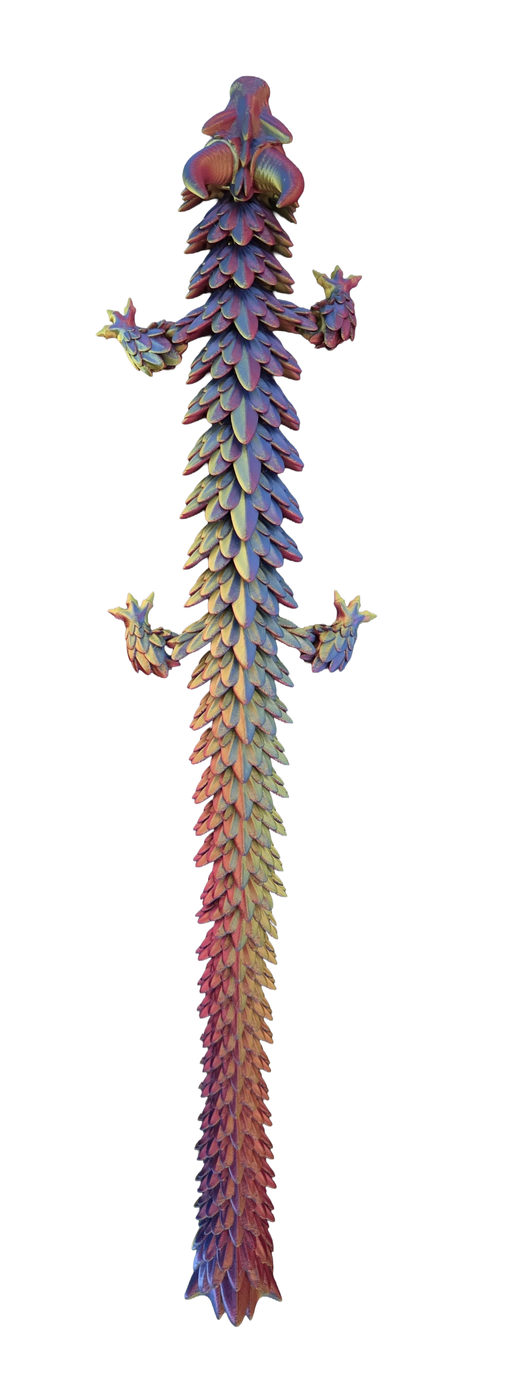 Dragon articulé imprimé en 3D | 4 tailles