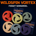 WildSpin Vortex – Fidget spinner sensoriel texturé | 6 textures animales