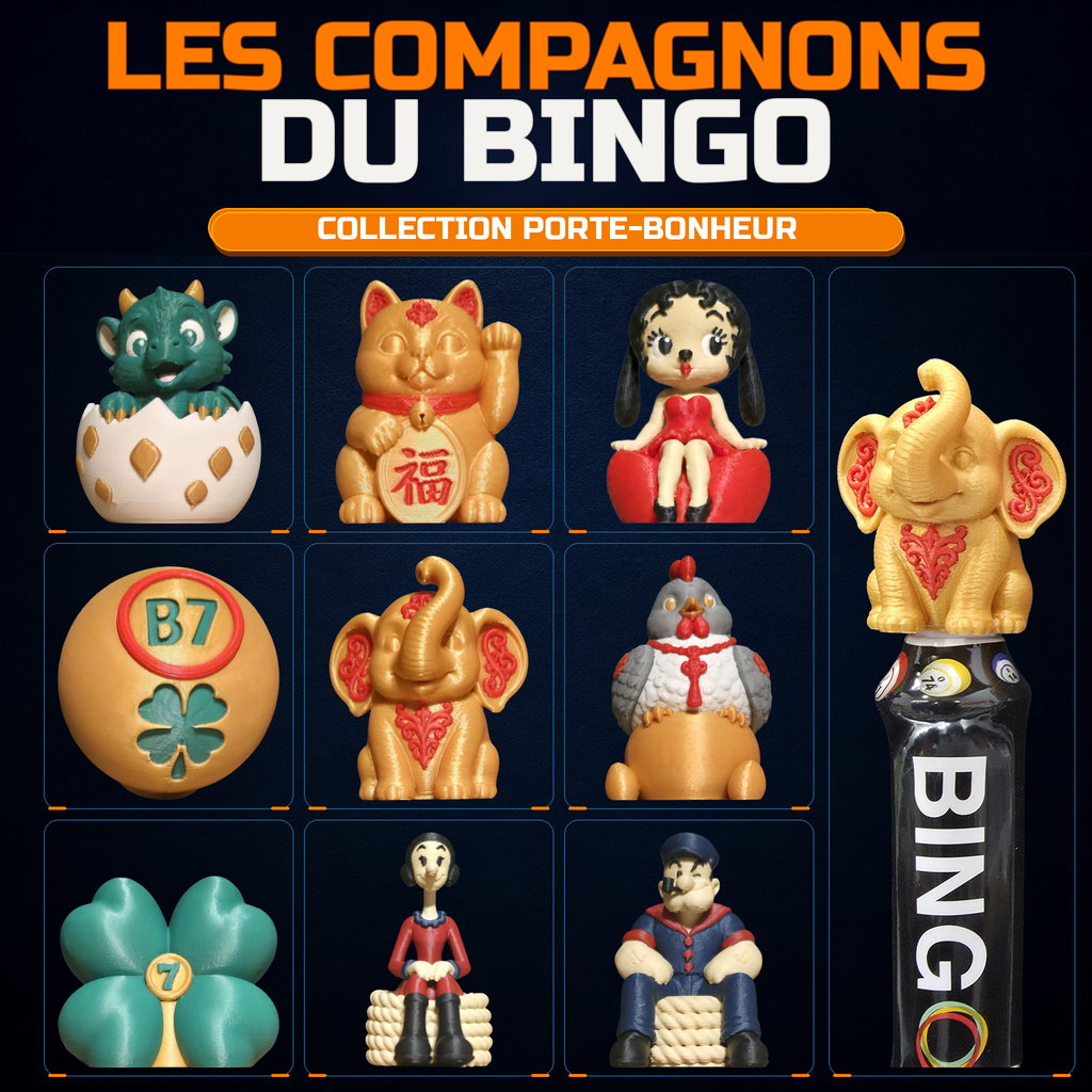 Les Compagnons du Bingo — Collection Porte-Bonheur