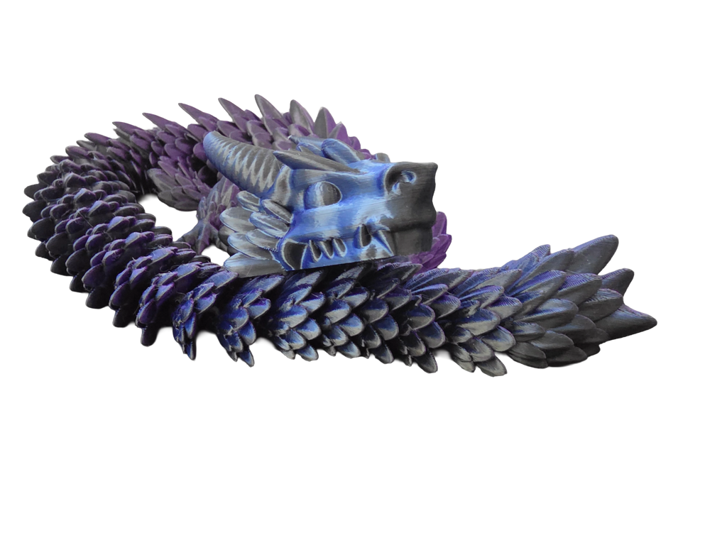 Dragon articulé imprimé en 3D | 4 tailles
