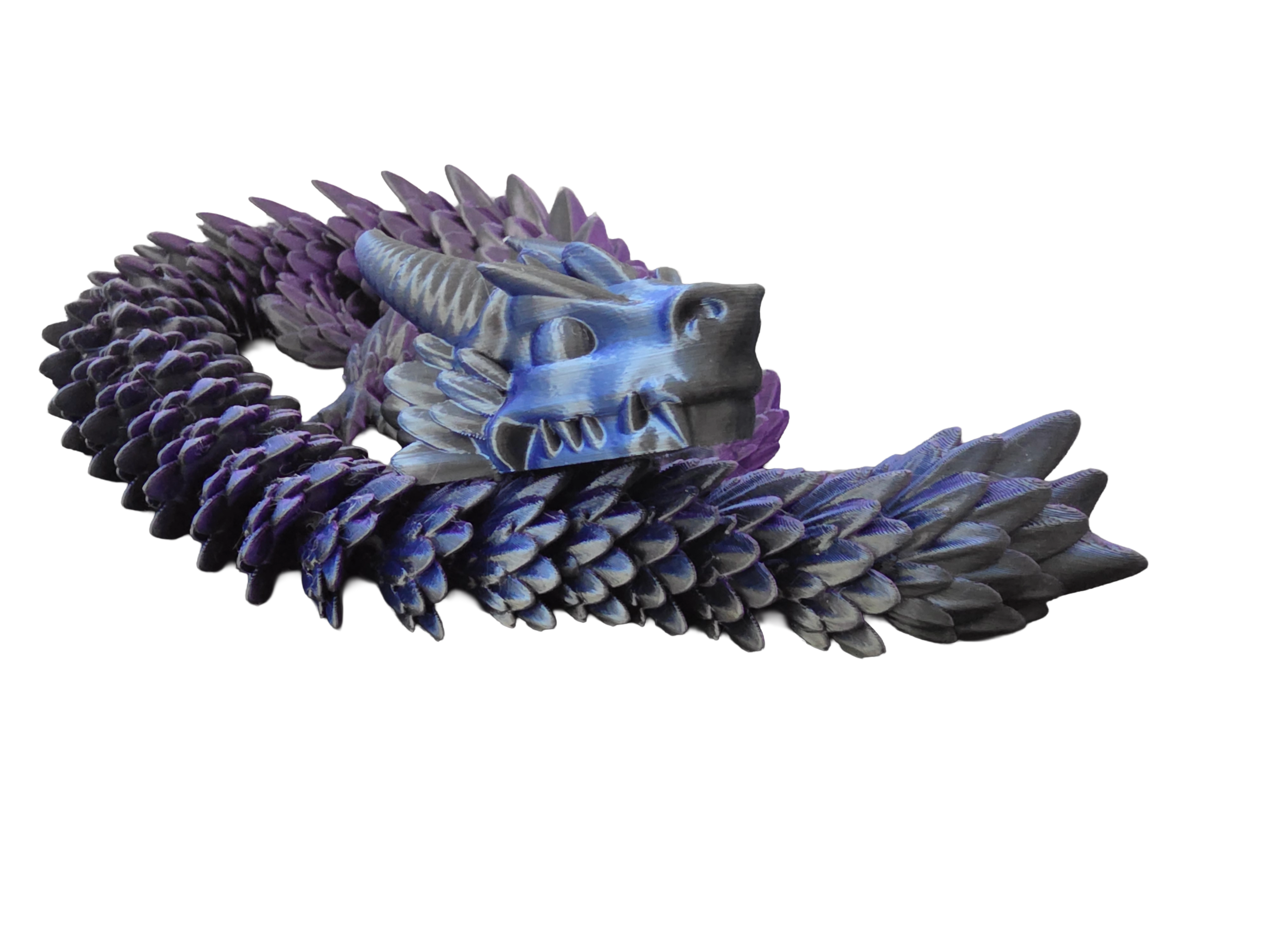 Dragon articulé imprimé en 3D | 4 tailles