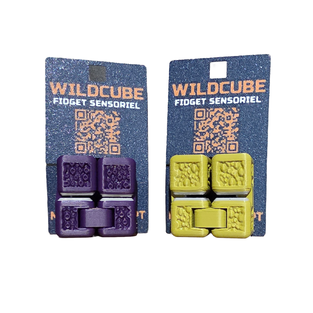 WildCube – Cube infini sensoriel texturé | 6 textures animales