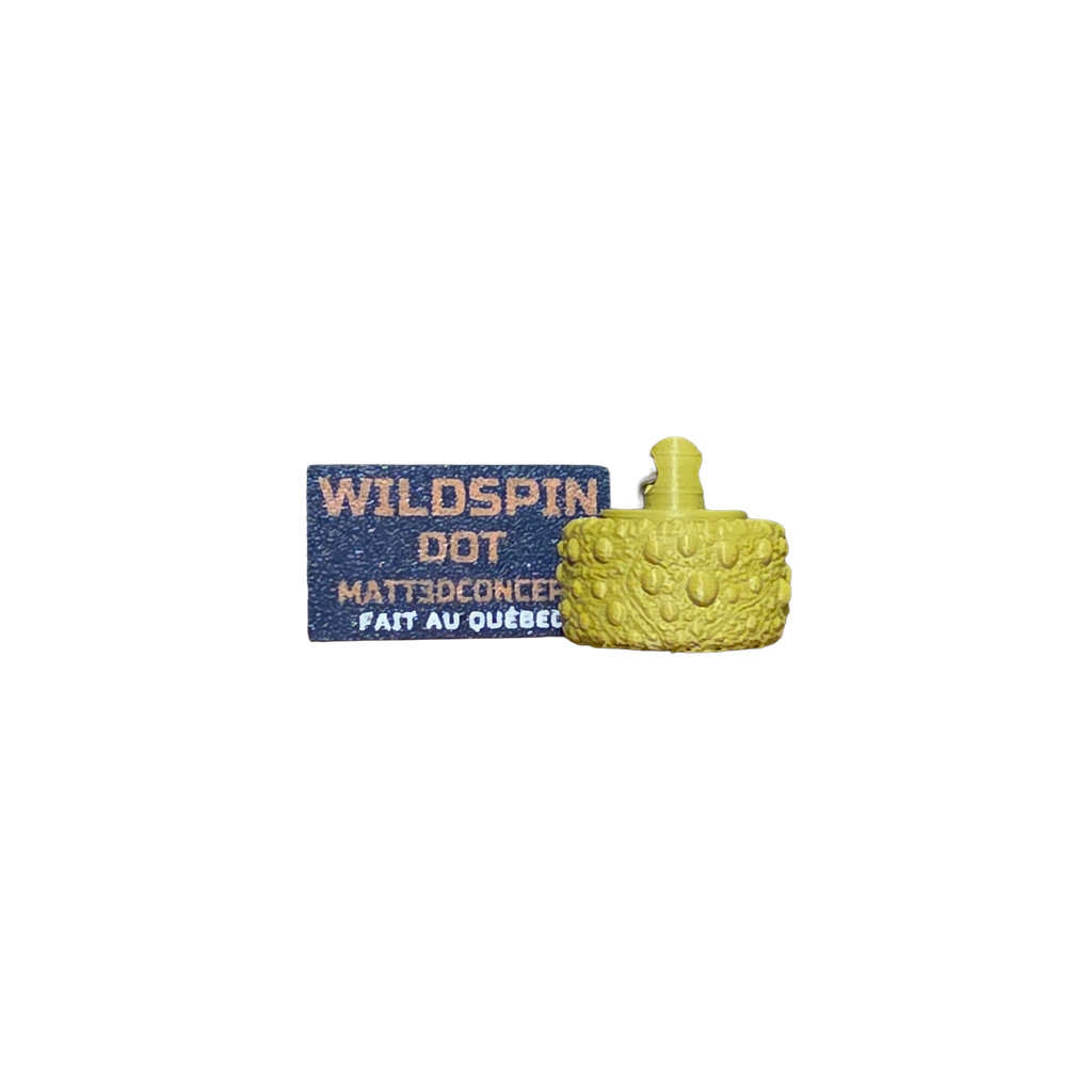 WildSpin Dot – Fidget spinner sensoriel porte-clés | 6 textures animales